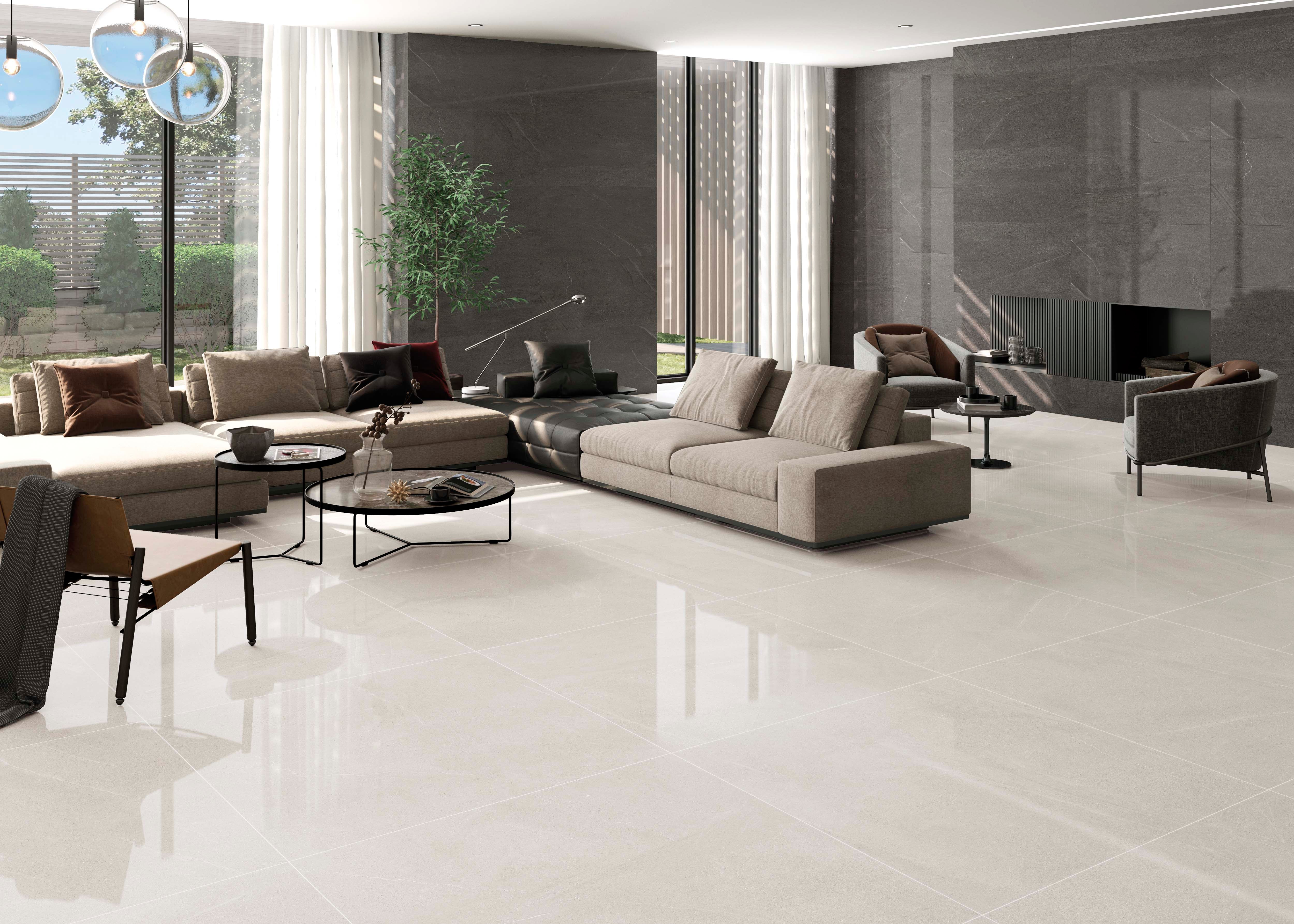 Bellevue White Poliert