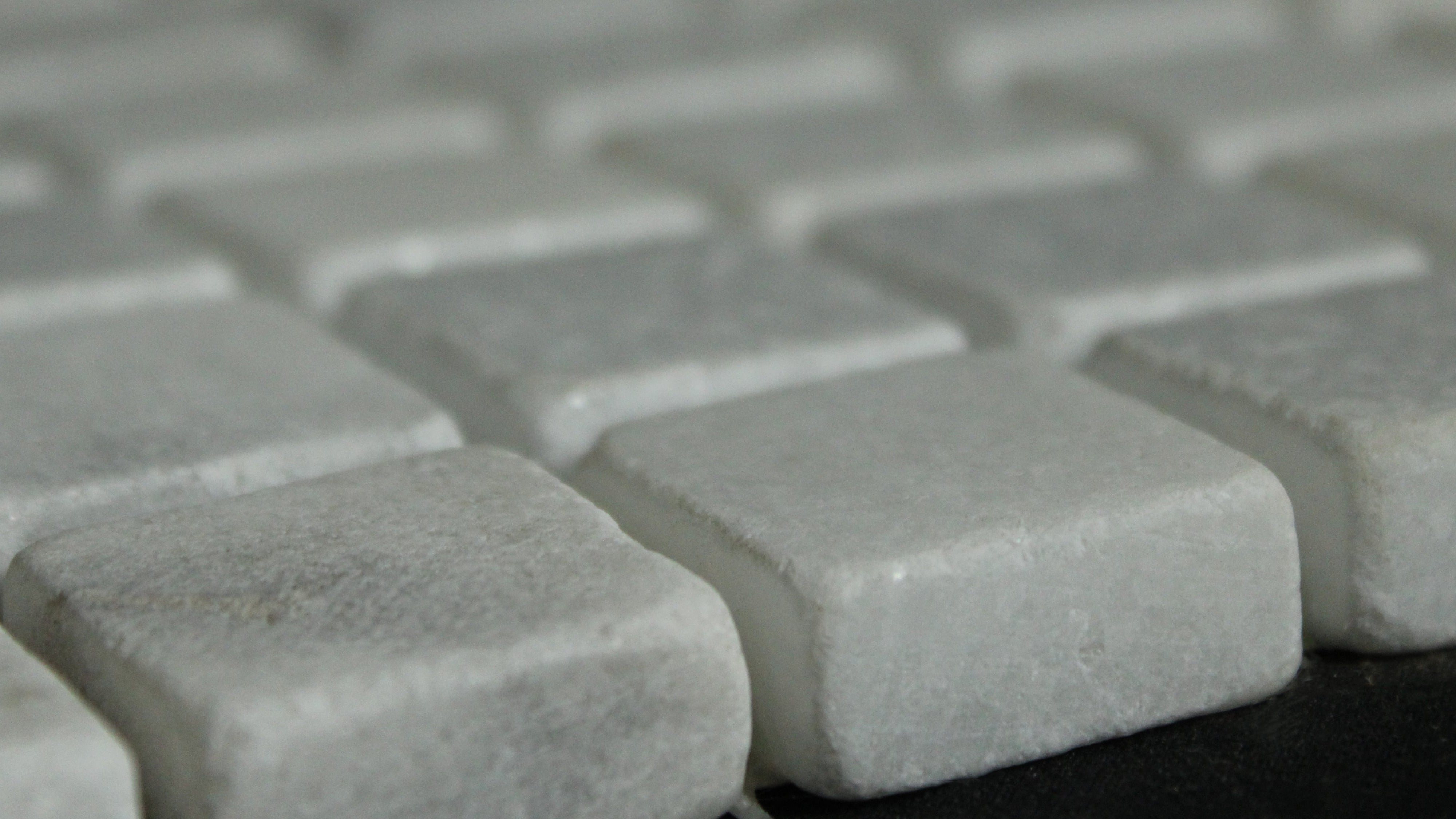 Marmor Mosaik Mugla White Poliert 30.5x30.5 cm