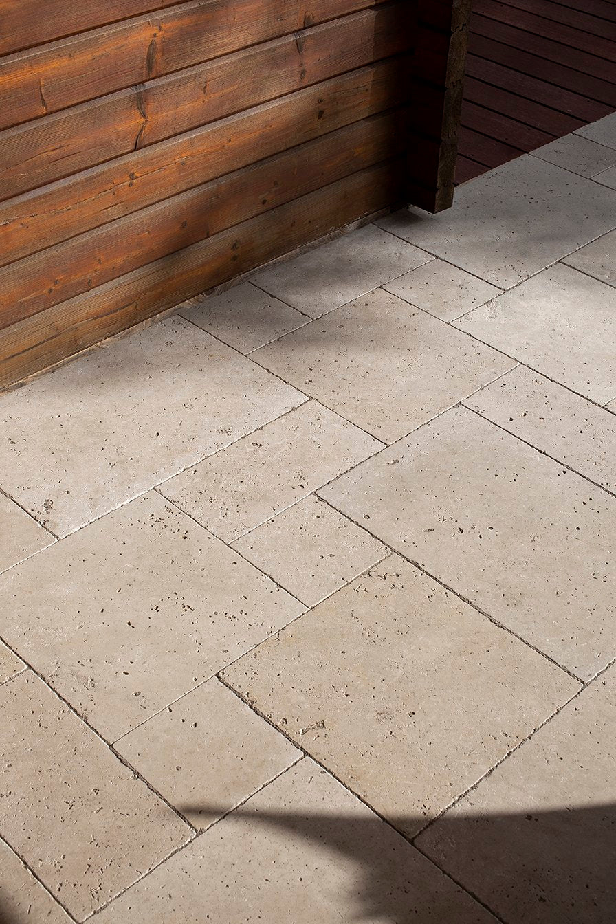 Travertin Tuscany Beige Terrassenplatte